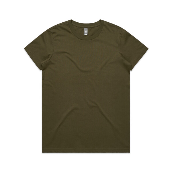 Front of AS Colour Woman's Maple T-shirt